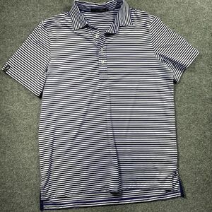 Rlx Ralph‎ Lauren Purple Striped Polo Lg
